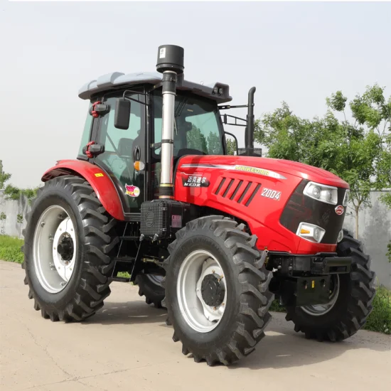 180CV Mini Granja Tractor de cuatro ruedas /Big Tractor /Tractor agrícola/Maquinaria agrícola eléctrica Tractor Diesel con cabina para la venta desde China
