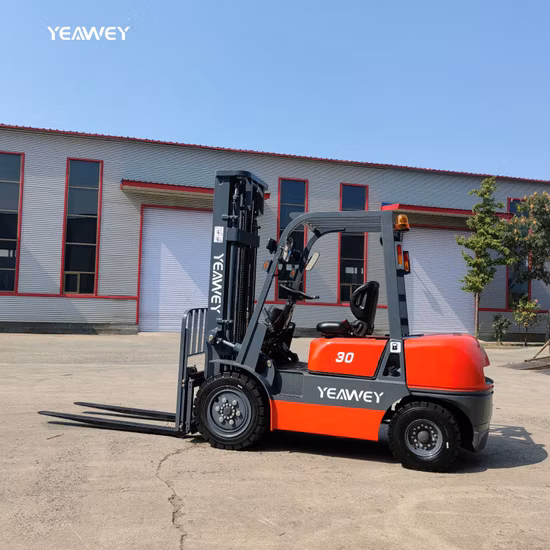 Carretilla elevadora IC de gasolina con accesorio, 4 toneladas, 3,5 toneladas, 2 toneladas, 2,5 toneladas, carretilla elevadora de propano, Foklift de combustible dual de 3 toneladas